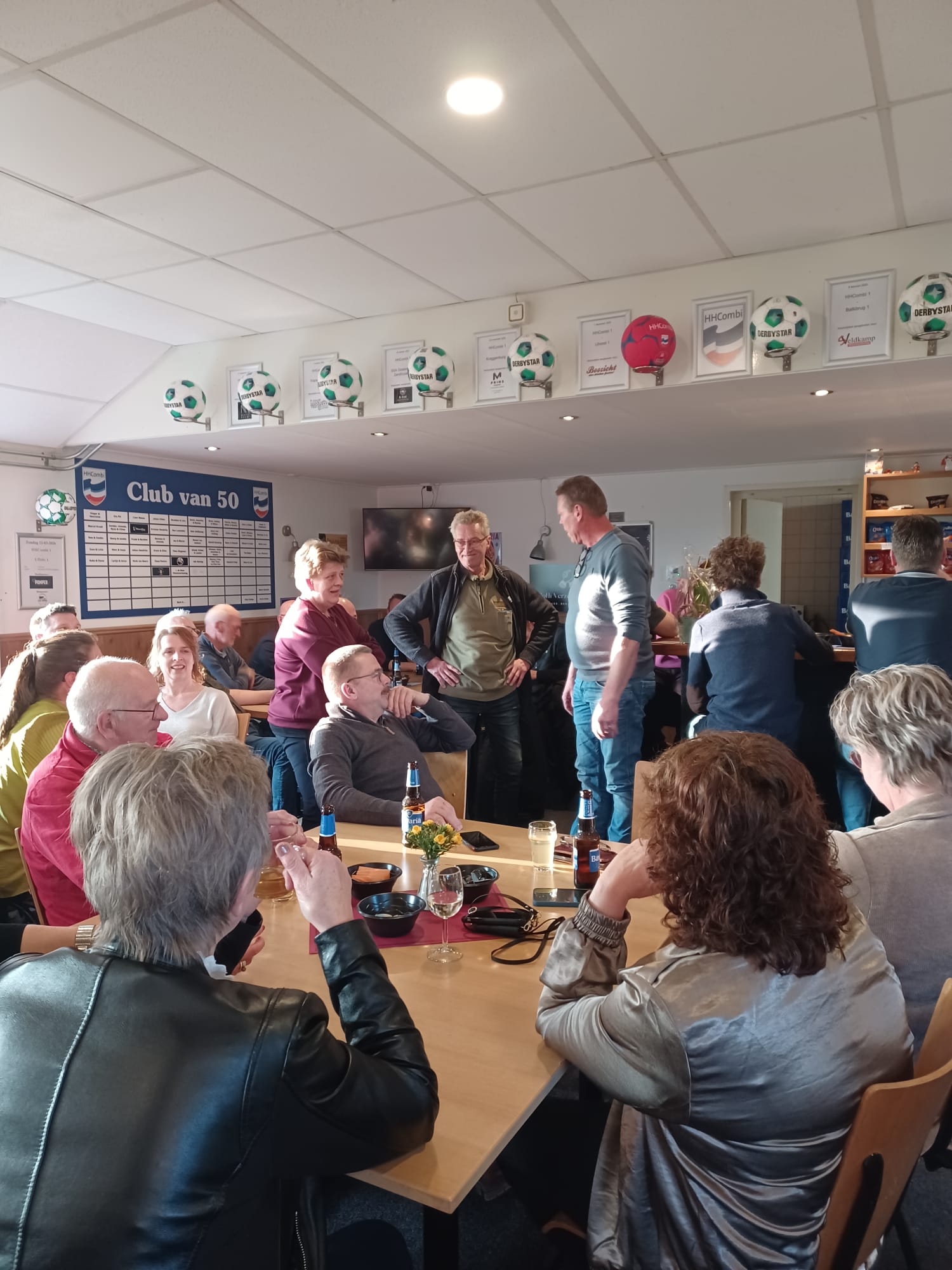 Vrijwilligersavond en Sieger en Henriette in het zonnetje.